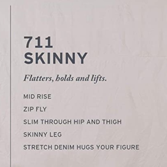Levis 711 Skinny